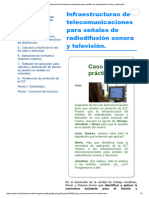 Infraestructuras de Telecomunicaciones para Señales de Radiodifusión Sonora y Televisión - 2