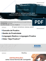 Slide - Seja Proativo