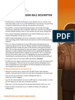 Student Ambassador Role Descriptor PDF