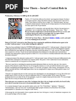 Israels Central Role in The Sept 11 Attacks