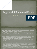 Legenda Lui Romulus Si Remus