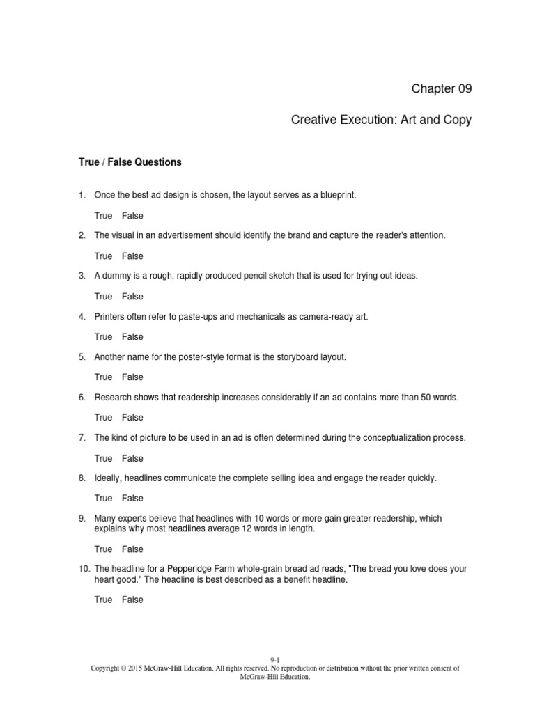 M Advertising 2nd Edition Arens Test Bank | PDF | Advertising | Page Layout