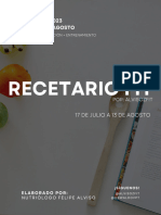 Recetario Fit Reto2023 Julio Agosto