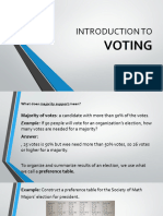 Introduction To Voting