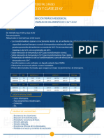 Pedestal 150 Kva Clase 15 y 25 KV