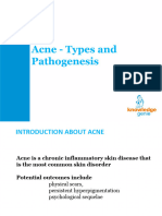 Acne Types and Pathogenesis.