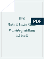 MEO Chemistry Midterm Testbank