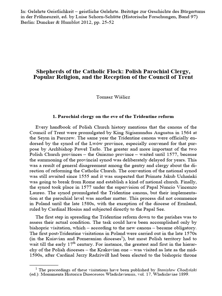 Shepherds of The Catholic Flock Polish P PDF Confession (Religion