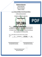 Plantilla Diplomas de Tercero