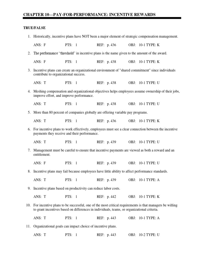 Managing Human Resources 16th Edition Snell Test Bank | PDF | Cost Of ...