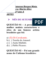 Artes - Apostila de Setembro