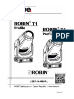 User Manual Robin T1 Profile