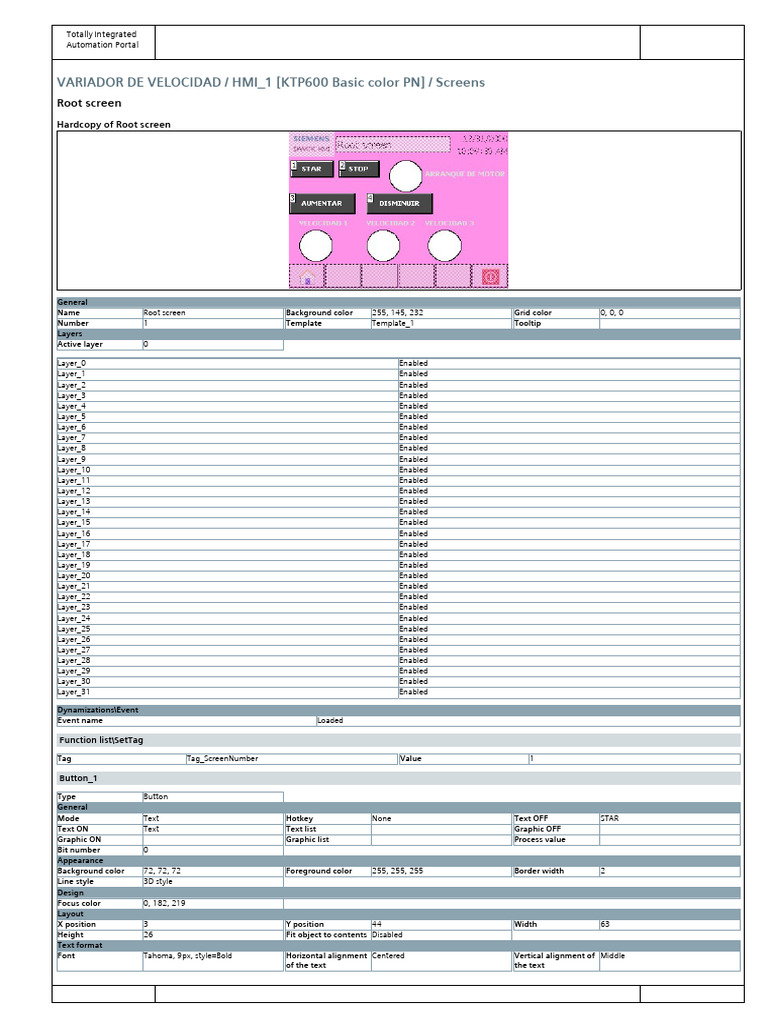 HMI Speed Control Interface Design | PDF | Page Layout | Computer Science