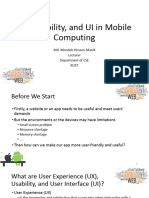 6.UX, Usability and UI in Mobile Computing