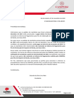 Comunicado Data de Corte 2023