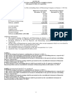 Discussion Problems - Consolidation Subsequent To Date of Acquisition