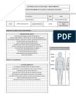 SSOMA-R-67 Reporte Preliminar de Accidente o Incidente Peligroso