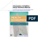 Health Economics 1st Edition Bhattacharya Solutions Manual