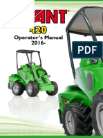 Avant-420 Manual Operación