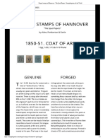 Forged Stamps of Hannover - The Spud Papers - Stampforgeries of The World