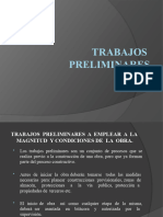 Trabajos Preliminares