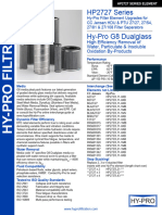 HP2727 Filter Element Data Sheet