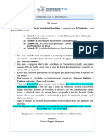 Introdução e Orientações Formação Da Sociedade Brasileira