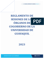 Reglamento Sesiones Cogobierno 2023 Revisado Ps