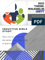 Lesson 31 - Inductive Bible Study