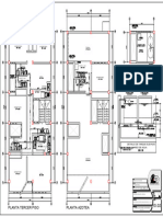 Planta Tercer Piso Planta Azotea: Dormitorio Dormitorio Tendal