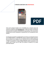 Informe Sistema de Presión Iqpump Micro