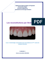 Les Reconstitutions Par Stratification