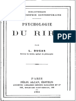 Dugas - Psychologie Du Rire