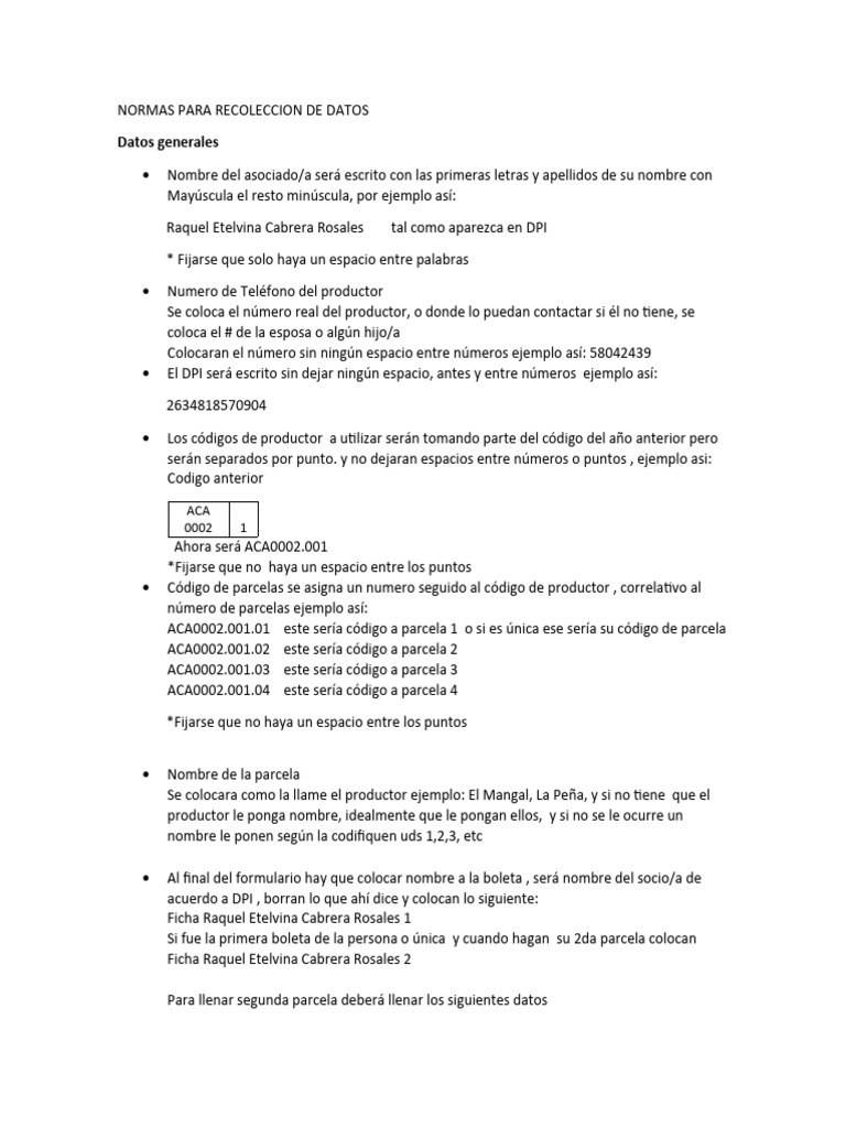 Normas para recoleccion de datos kobo collect pdf comunicaci n escrita