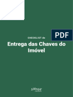 Checklist de Entrega Das Chaves Do Imóvel