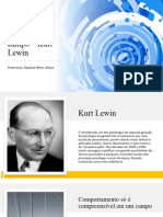 Teoria de Campo - Kurt Lewin e Teoria Organismica