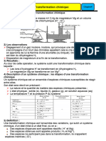 Transformation Chimique