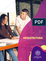 Carrera de Arquitectura Folleto 2023