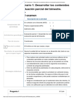 Examen - (AAB01) Cuestionario 1 - Desarrollar Los Contenidos Relativos A La Evaluación Parcial Del Bimestre