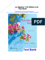 Introductory Algebra 11th Edition Lial Test Bank