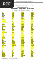 English Vocabulary Word List Ogdens Basi