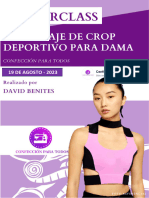 Masterclass de Patronaje Crop Deportivo - 19 de Agosto