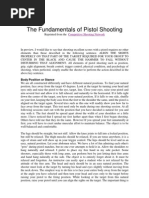 The Fundamentals of Pistol Shooting