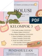 Teknologi Formulasi Sediaan Solid: Disolusi