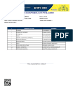 Reporte de Grupos Evaluados Por El Alumno: # Curso Evaluado Docente