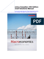 Macroeconomics Canadian 15th Edition Mcconnell Solutions Manual