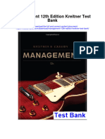 Management 12th Edition Kreitner Test Bank
