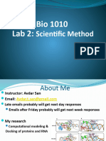 Bio 1010 Lab 2