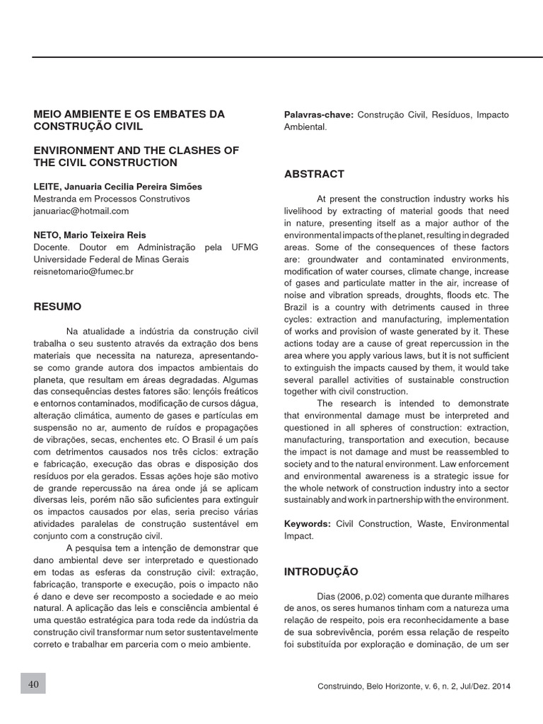 Leite et al 2014 pdf environmental issues natural environment