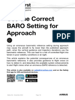 Use The Correct Baro Setting For Approach